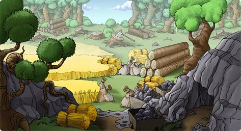 Travian4Bot map and oasis visualization